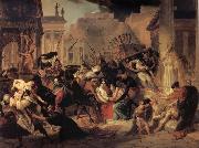 Karl Briullov Genseric-s Invasion of Rome painting